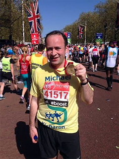 Michael Jaeger marathon run